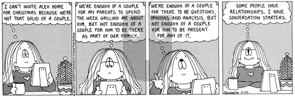Cathy Classics on Thursday December 22, 1994 Comic Strip