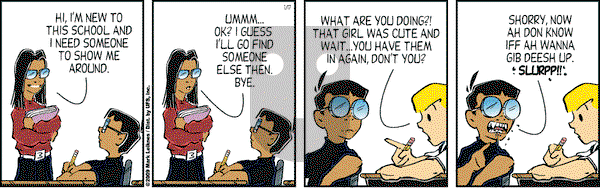 Cow and Boy Classics on Saturday January 17, 2009 Comic Strip