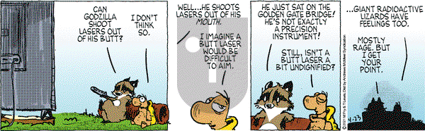 Over the Hedge on Friday April 23, 2021 Comic Strip