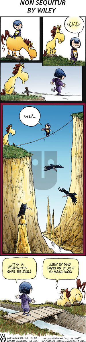 Non Sequitur on Sunday April 22, 2012 Comic Strip