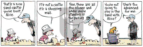 Cul de Sac on Thursday August 22, 2013 Comic Strip