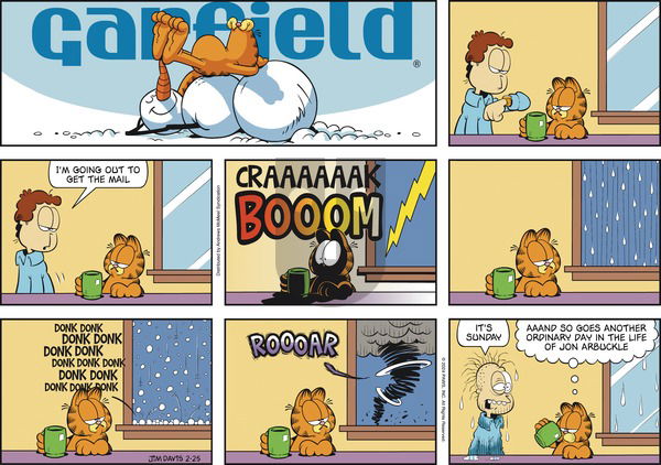 Garfield - Sunday February 25, 2024 Comic Strip
