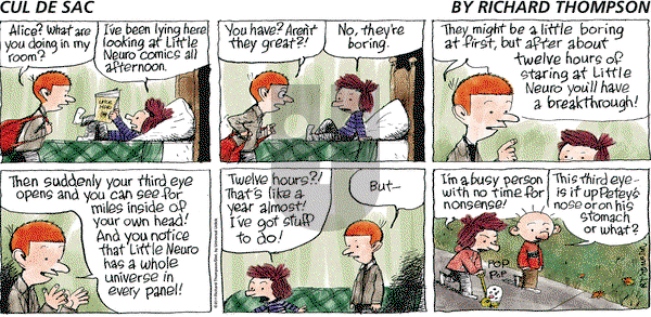 Cul de Sac on Sunday October 23, 2011 Comic Strip