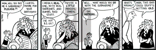 Clear Blue Water on Wednesday February 1, 2006 Comic Strip