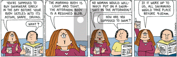 Cathy Classics on Thursday June 7, 2001 Comic Strip