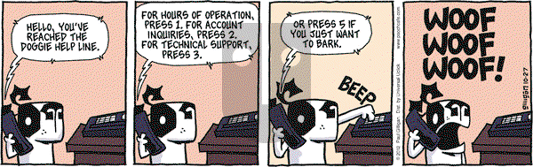 Pooch Cafe on Saturday October 27, 2012 Comic Strip