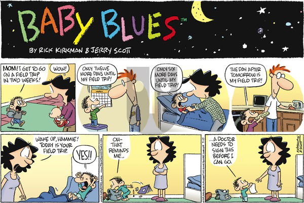 Baby Blues on Sunday March 17, 2013 Comic Strip
