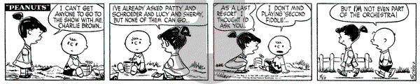 Peanuts on Wednesday April 29, 1953 Comic Strip