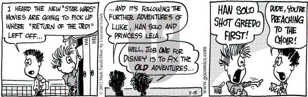 Heart of the City on Thursday November 15, 2012 Comic Strip