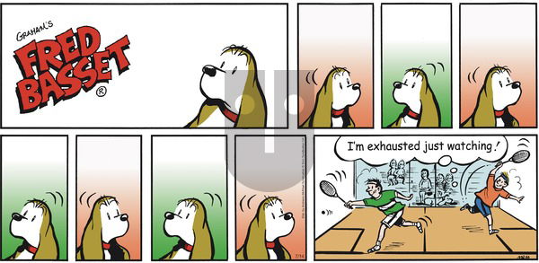 Fred Basset on Sunday July 14, 2019 Comic Strip