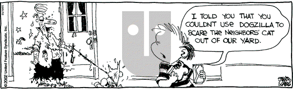 The Buckets on Tuesday February 19, 2002 Comic Strip