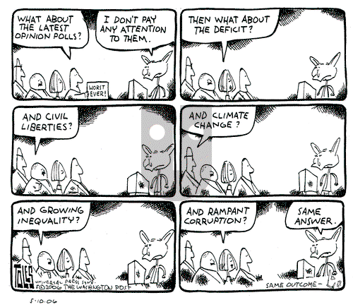 Tom Toles on Wednesday May 10, 2006 Comic Strip