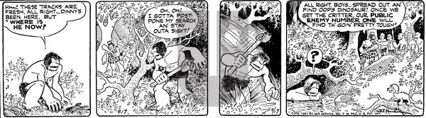 Alley Oop on Wednesday September 17, 1947 Comic Strip