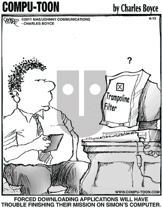 Compu-toon on Wednesday April 13, 2011 Comic Strip
