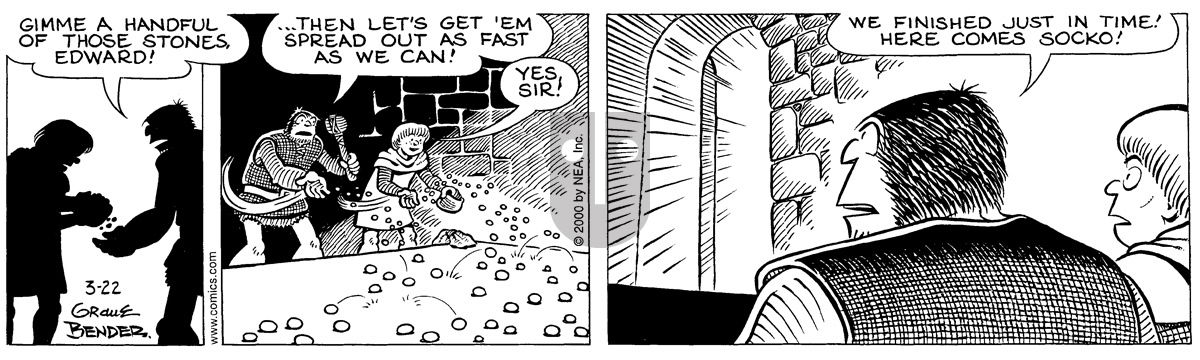Alley Oop - Wednesday March 22, 2000 Comic Strip
