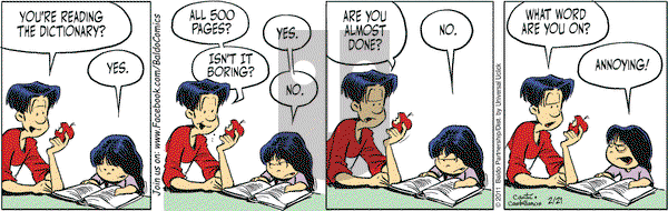 Baldo on Monday February 21, 2011 Comic Strip