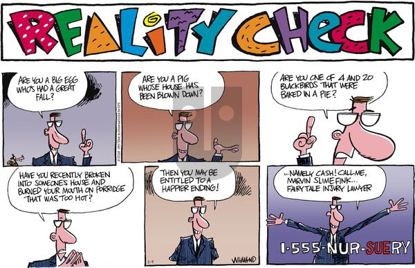 Reality Check on Sunday February 9, 2014 Comic Strip