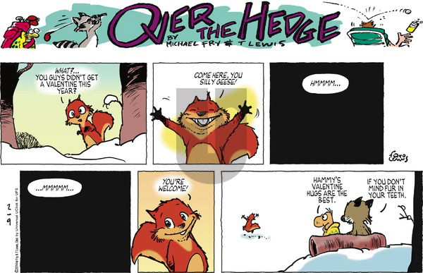 Over the Hedge on Sunday February 9, 2014 Comic Strip