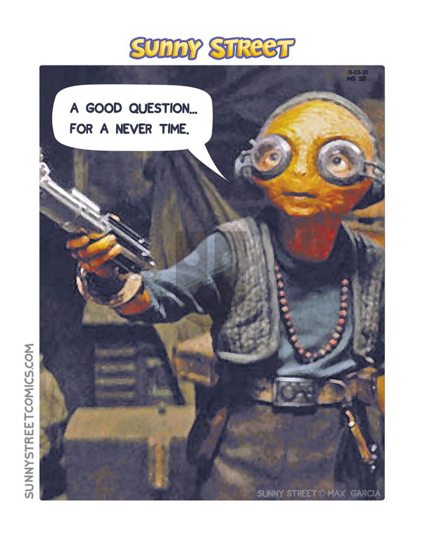 Sunny Street on Friday January 3, 2020 Comic Strip