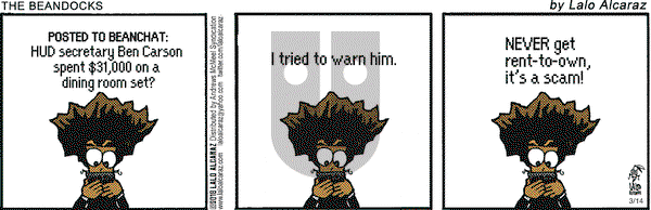 La Cucaracha on Wednesday March 14, 2018 Comic Strip