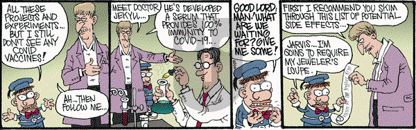 Monty on Wednesday August 5, 2020 Comic Strip