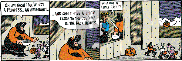 Overboard on Saturday October 29, 2016 Comic Strip
