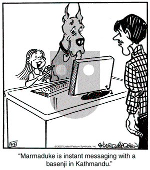 Marmaduke on Monday March 5, 2007 Comic Strip