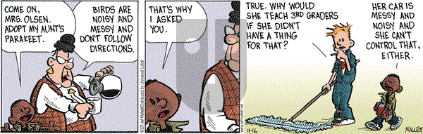 Frazz on Wednesday November 16, 2011 Comic Strip