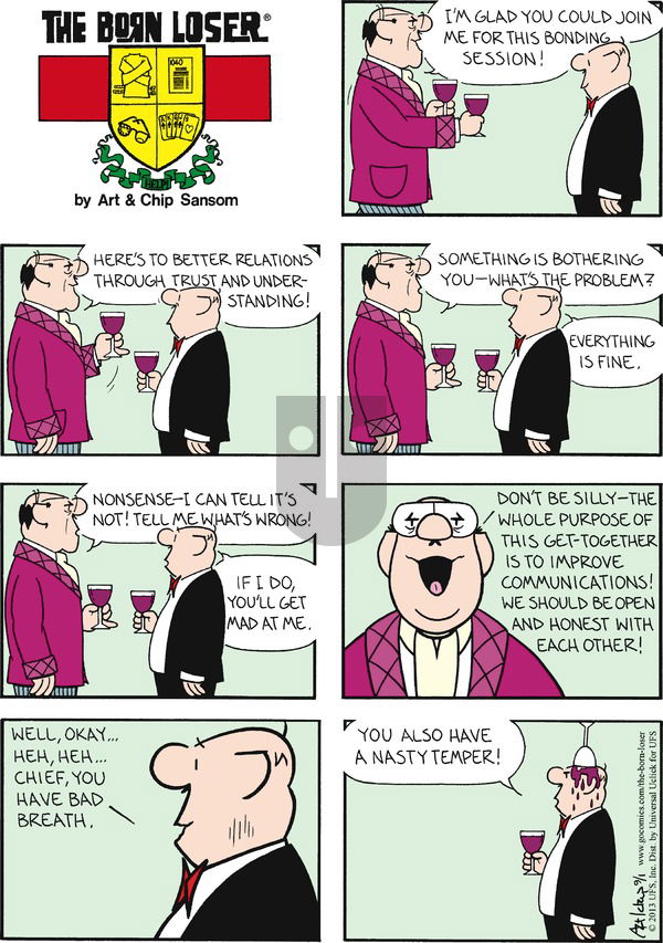 The Born Loser on Sunday September 1, 2013 Comic Strip