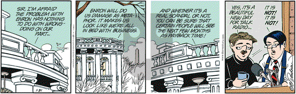 Doonesbury on Thursday January 31, 2002 Comic Strip