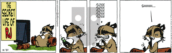 Over the Hedge on Thursday October 31, 2013 Comic Strip