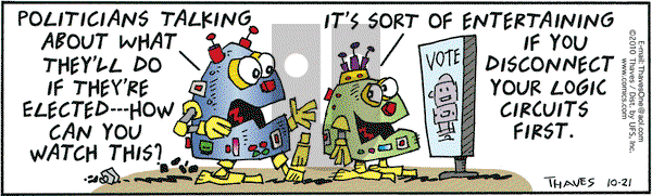 Frank and Ernest on Thursday October 21, 2010 Comic Strip