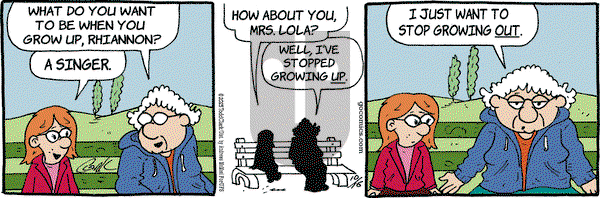 Lola on Thursday October 16, 2025 Comic Strip