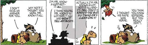 Over the Hedge on Monday September 30, 2013 Comic Strip