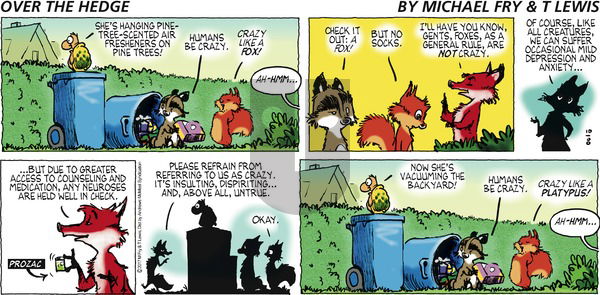 Over the Hedge on Sunday October 8, 2017 Comic Strip