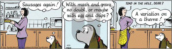 Fred Basset on Tuesday April 25, 2017 Comic Strip