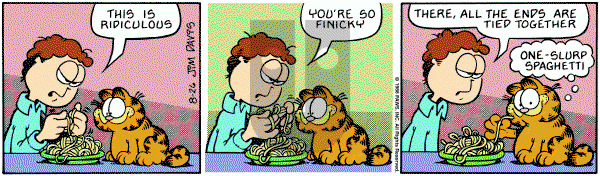 Garfield on Friday August 26, 1988 Comic Strip