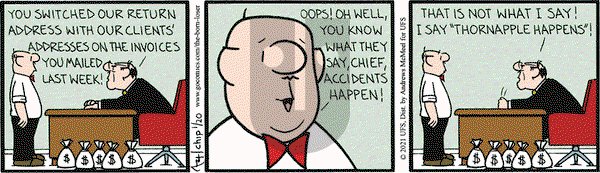 The Born Loser on Wednesday January 20, 2021 Comic Strip