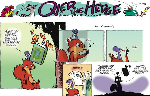 Over the Hedge on Sunday May 10, 2015 Comic Strip