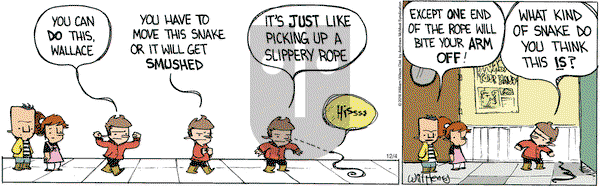 Wallace the Brave on Tuesday December 4, 2018 Comic Strip