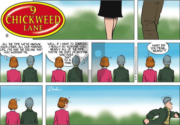 9 Chickweed Lane on Sunday April 17, 2016 Comic Strip