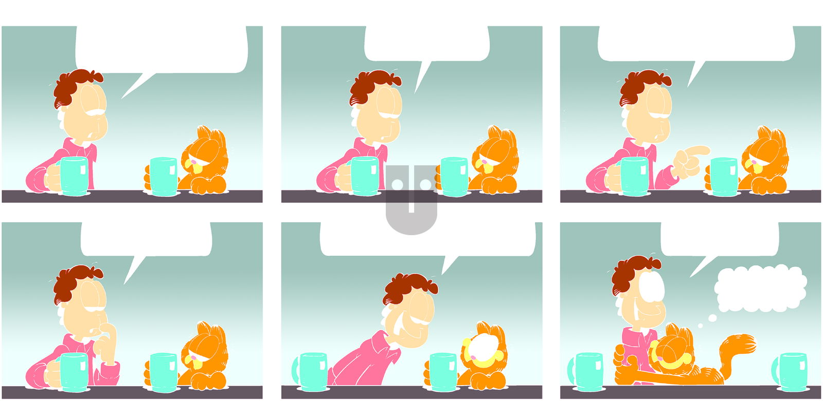 Garfield on Sunday February 9, 2014 Comic Strip