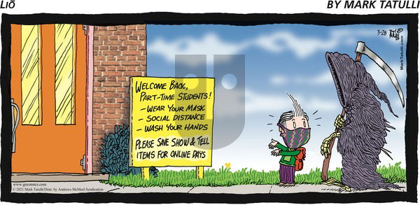 Lio on Sunday March 28, 2021 Comic Strip