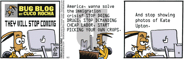 La Cucaracha on Saturday August 2, 2014 Comic Strip