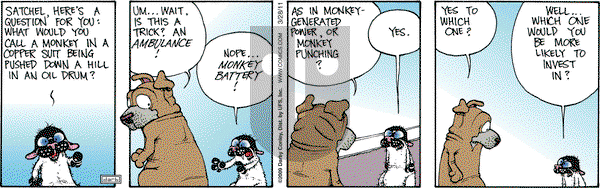 Get Fuzzy on Monday March 28, 2011 Comic Strip