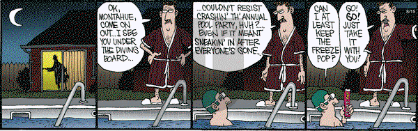 Monty on Saturday August 15, 2015 Comic Strip
