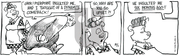The Grizzwells on Wednesday October 1, 1997 Comic Strip