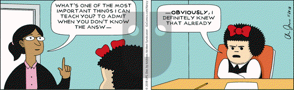 Nancy on Tuesday November 20, 2018 Comic Strip