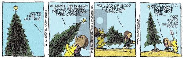 Prickly City on Friday December 26, 2008 Comic Strip