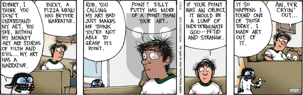 Get Fuzzy on Saturday April 16, 2011 Comic Strip